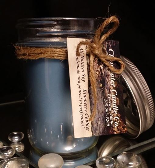 Country Collection - Blueberry Cobbler - 8oz Soy Jelly Jar